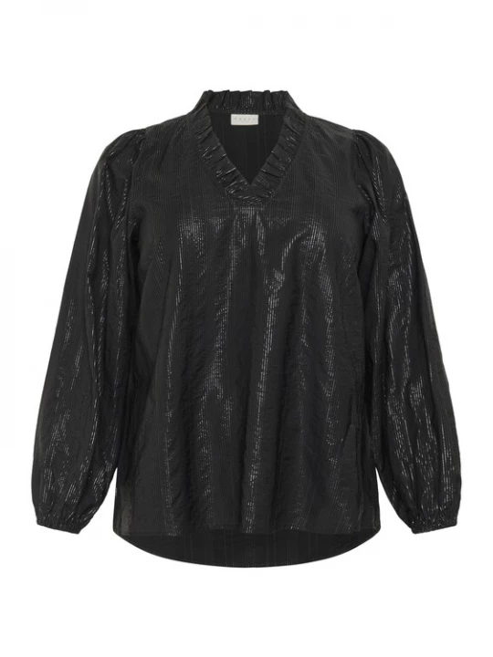 Foto van product KAFFE CURVE Blouse 'Anni' zwart