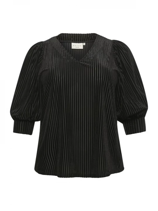 Foto van product KAFFE CURVE Blouse 'Cacanna' zwart