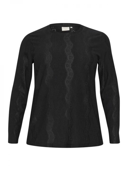 Foto van product KAFFE CURVE Blouse 'Celina' zwart