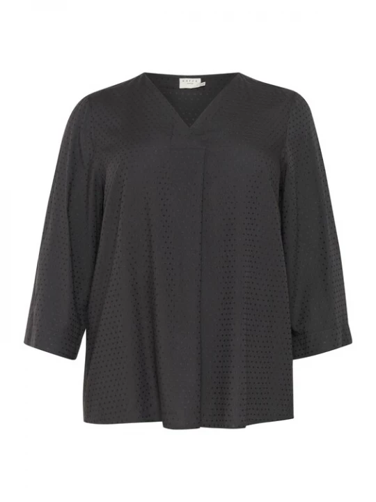 Foto van product KAFFE CURVE Blouse 'Else' zwart