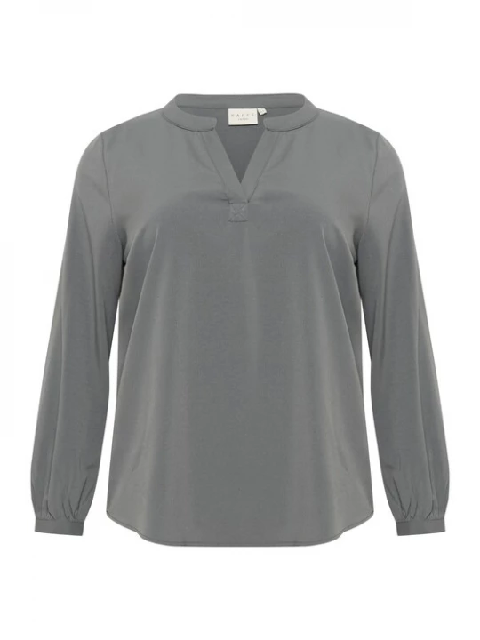 Foto van product KAFFE CURVE Blouse 'Janna' rookgrijs