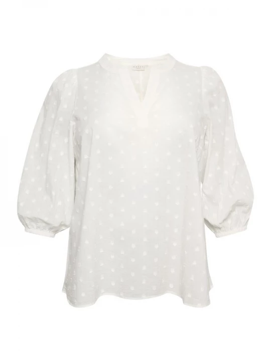 Foto van product KAFFE CURVE Blouse 'Jolana' wit