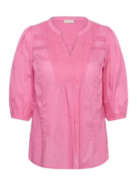 Foto van product KAFFE CURVE Blouse 'Karlia' pink