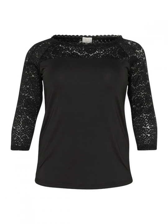 Foto van product KAFFE CURVE Blouse 'KC Aya' zwart