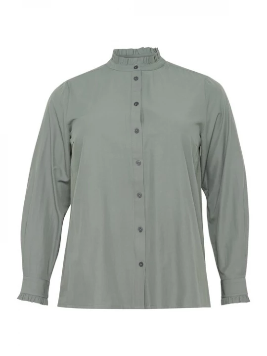 Foto van product KAFFE CURVE Blouse 'KC Cadi' pastelgroen