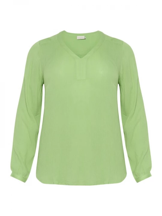 Foto van product KAFFE CURVE Blouse 'KC Cami' neongroen