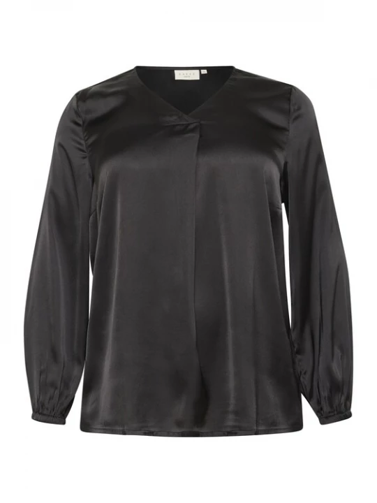 Foto van product KAFFE CURVE Blouse 'KC Lane' zwart