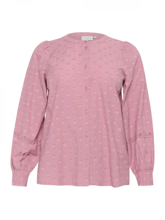 Foto van product KAFFE CURVE Blouse 'KC Loulou' oudroze