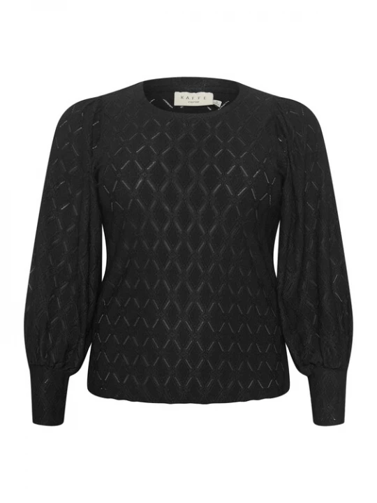 Foto van product KAFFE CURVE Blouse 'KC Tina' zwart