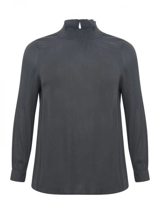 Foto van product KAFFE CURVE Blouse 'KC Trudi' donkergrijs