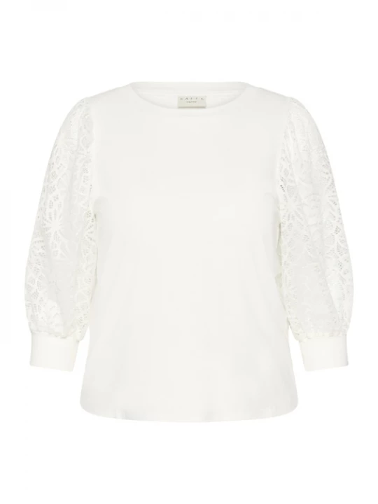 Foto van product KAFFE CURVE Blouse 'KCBella' natuurwit