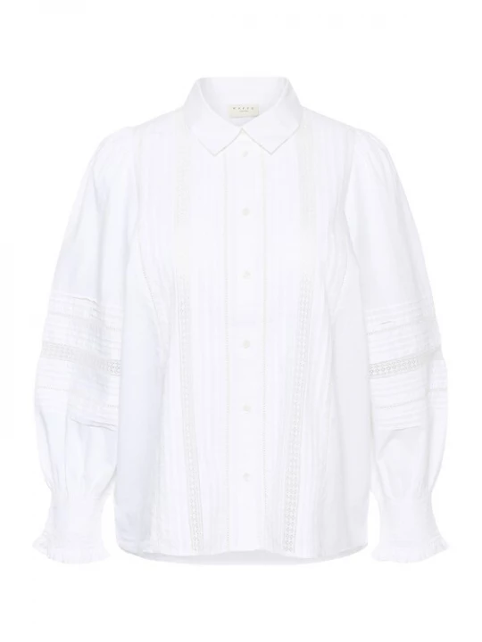 Foto van product KAFFE CURVE Blouse 'KCBelli' wit