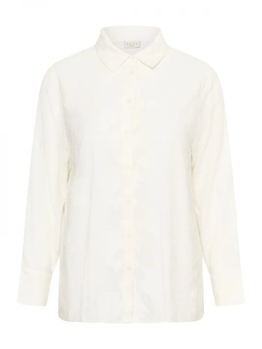 Foto van product KAFFE CURVE Blouse 'KCCassy' wolwit