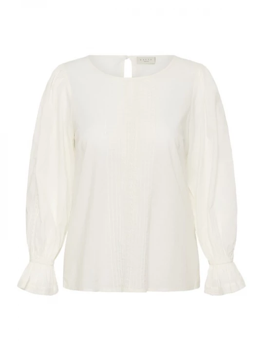 Foto van product KAFFE CURVE Blouse 'KCclara' wit