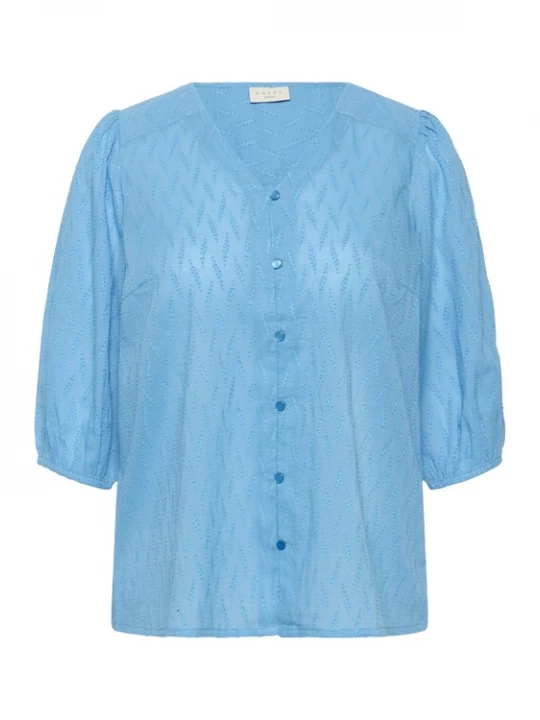 Foto van product KAFFE CURVE Blouse 'KCgabby' azuur