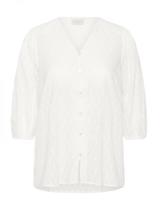 Foto van product KAFFE CURVE Blouse 'KCGabby' offwhite