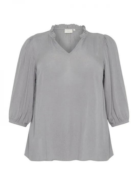 Foto van product KAFFE CURVE Blouse 'KCKamille' grijs