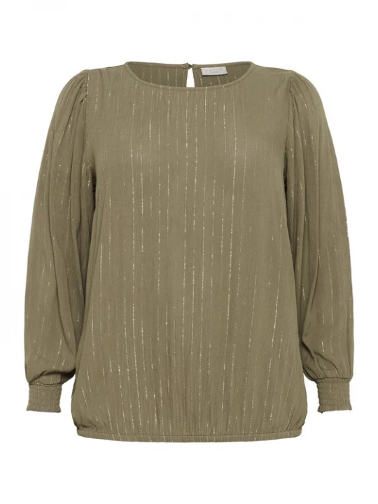 Foto van product KAFFE CURVE Blouse 'KClio' bruin gemêleerd
