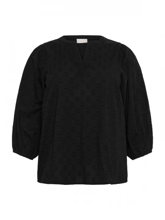 Foto van product KAFFE CURVE Blouse 'KCloulou' zwart