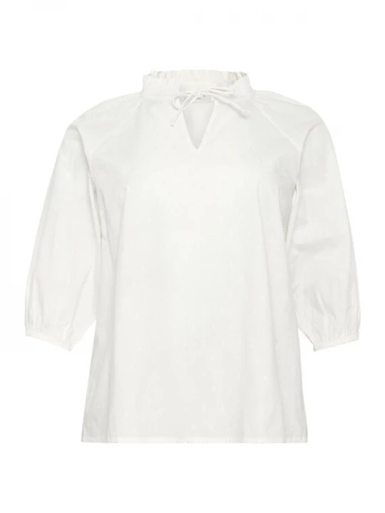 Foto van product KAFFE CURVE Blouse 'KCLulla' wit
