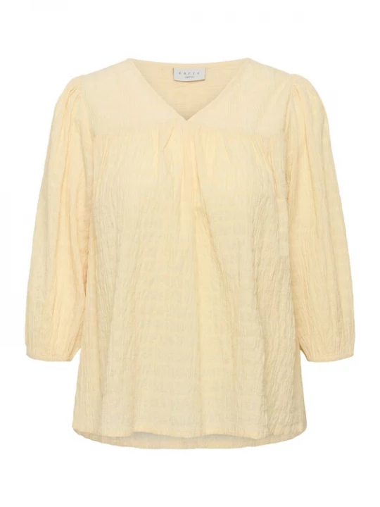 Foto van product KAFFE CURVE Blouse 'KCmaisie' geel
