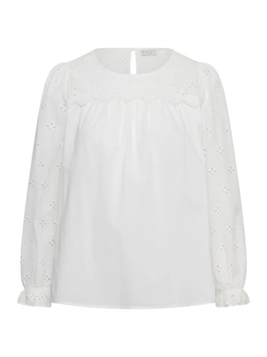 Foto van product KAFFE CURVE Blouse 'KCmally' wit