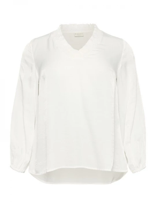 Foto van product KAFFE CURVE Blouse 'KCmilia' offwhite