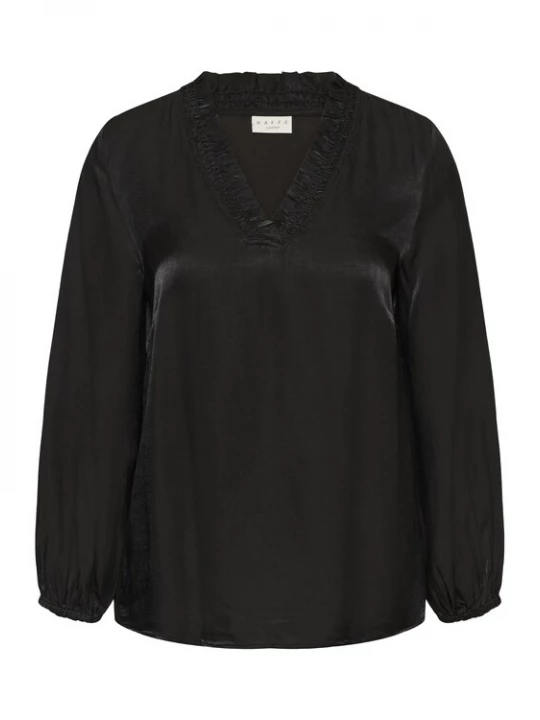 Foto van product KAFFE CURVE Blouse 'KCmilia' zwart