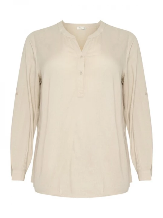Foto van product KAFFE CURVE Blouse 'KCMille' beige