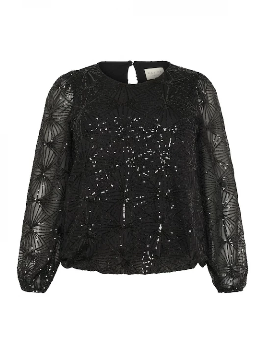 Foto van product KAFFE CURVE Blouse 'KCMinna' zwart