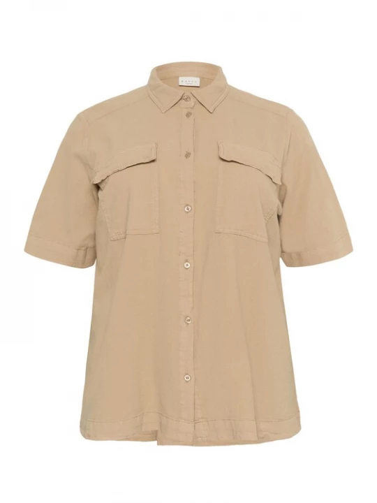 Foto van product KAFFE CURVE Blouse 'KCNana Liah' nude