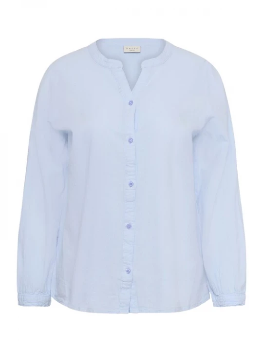 Foto van product KAFFE CURVE Blouse 'KCNana' lichtblauw