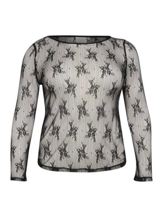 Foto van product KAFFE CURVE Blouse 'KCPen' zwart