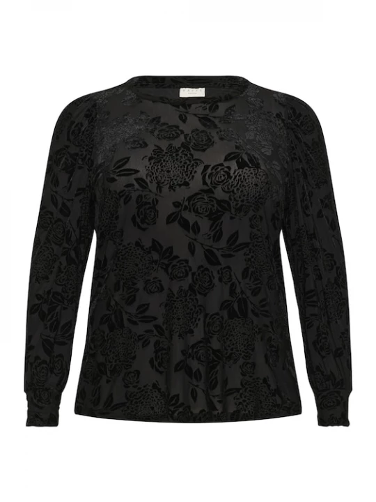 Foto van product KAFFE CURVE Blouse 'KCrosie' zwart