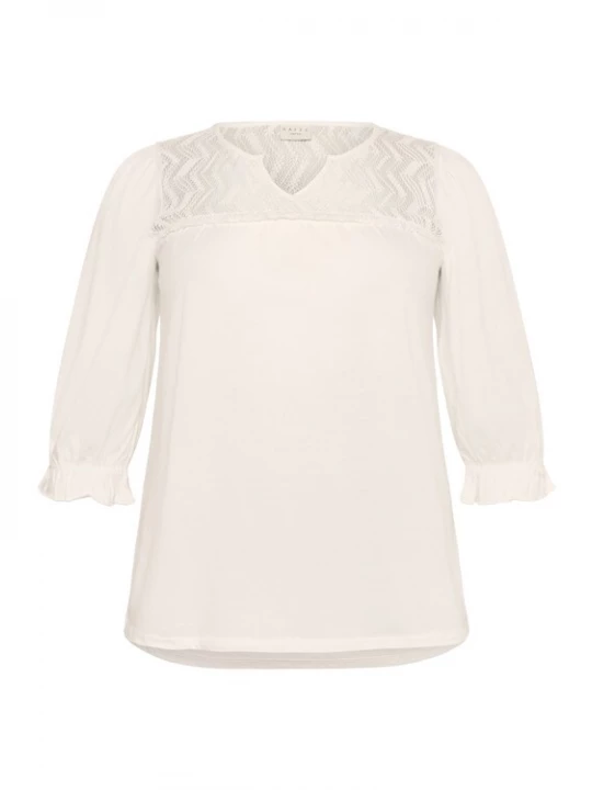 Foto van product KAFFE CURVE Blouse 'KCSanne' offwhite