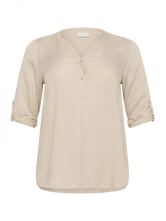 Foto van product KAFFE CURVE Blouse 'KCSida' beige