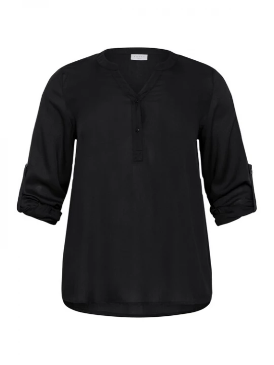 Foto van product KAFFE CURVE Blouse 'KCSida' zwart