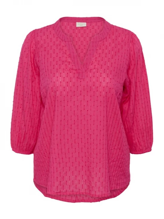 Foto van product KAFFE CURVE Blouse 'KCThea' magenta