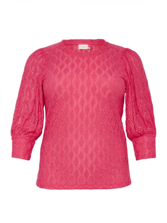 Foto van product KAFFE CURVE Blouse 'KCTia' magenta