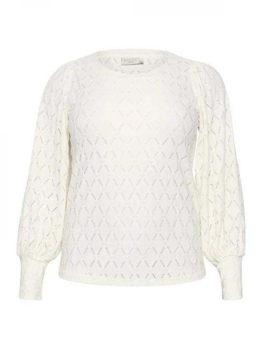 Foto van product KAFFE CURVE Blouse 'KCTina' wit