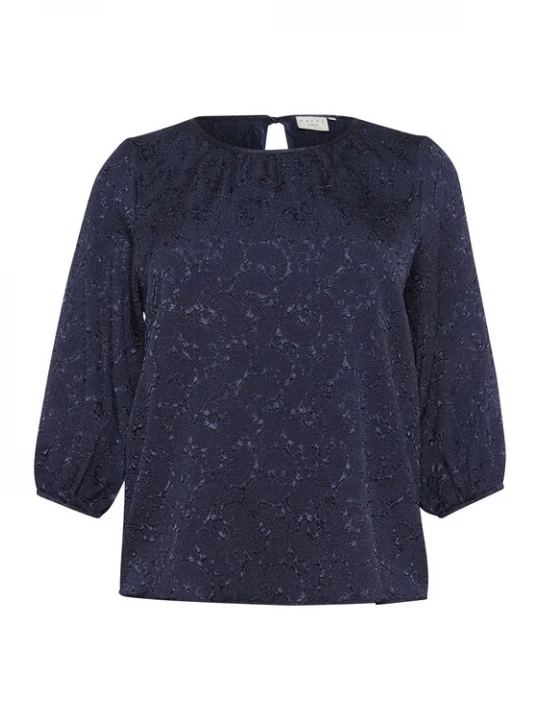 Foto van product KAFFE CURVE Blouse 'Laureen' navy