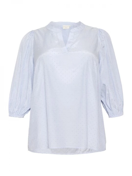 Foto van product KAFFE CURVE Blouse lichtblauw