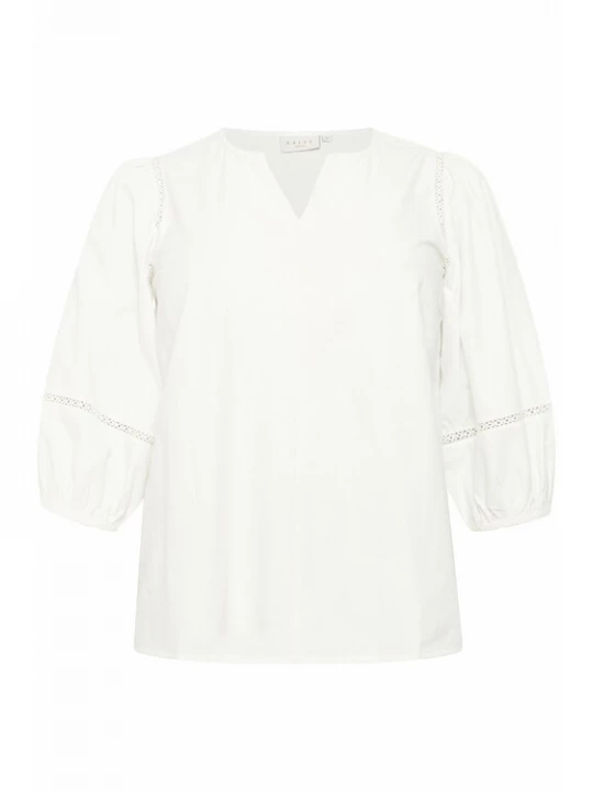 Foto van product KAFFE CURVE Blouse 'Lilje' wit