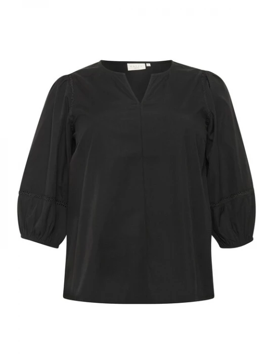 Foto van product KAFFE CURVE Blouse 'Lilje' zwart