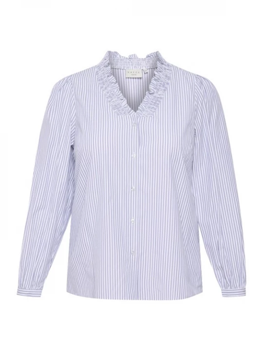 Foto van product KAFFE CURVE Blouse 'Maia' lichtblauw