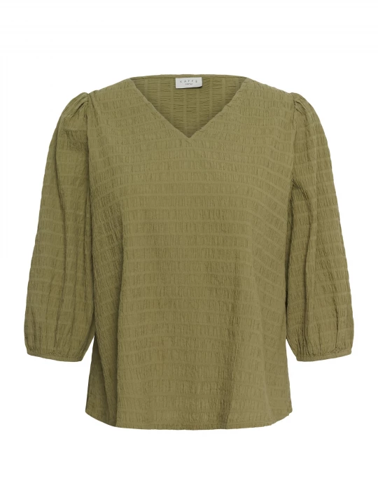 Foto van product KAFFE CURVE Blouse 'Maisie' lichtgroen