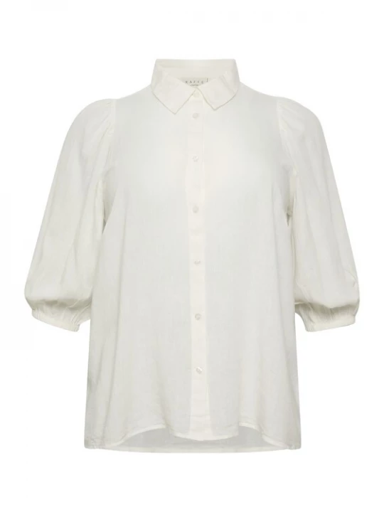 Foto van product KAFFE CURVE Blouse 'Mille' natuurwit