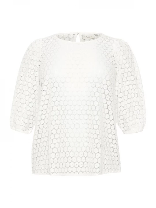 Foto van product KAFFE CURVE Blouse natuurwit