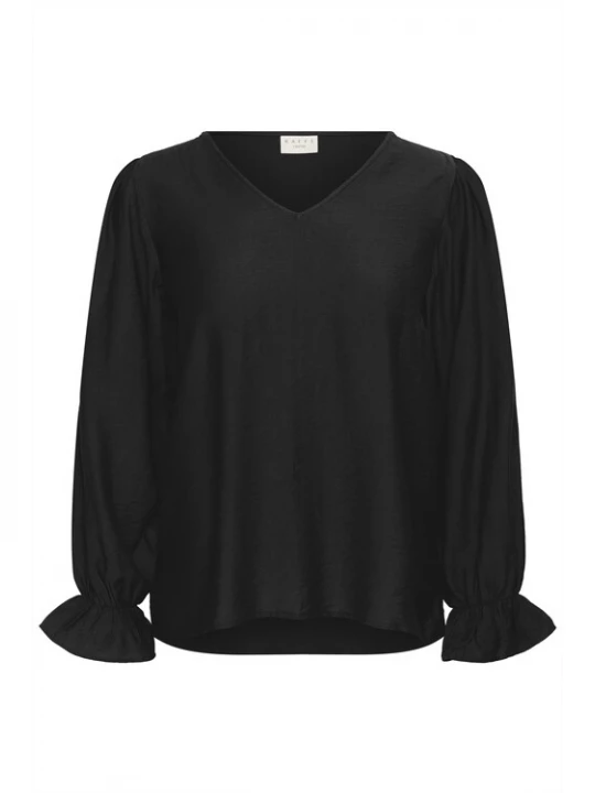 Foto van product KAFFE CURVE Blouse 'Rya' zwart