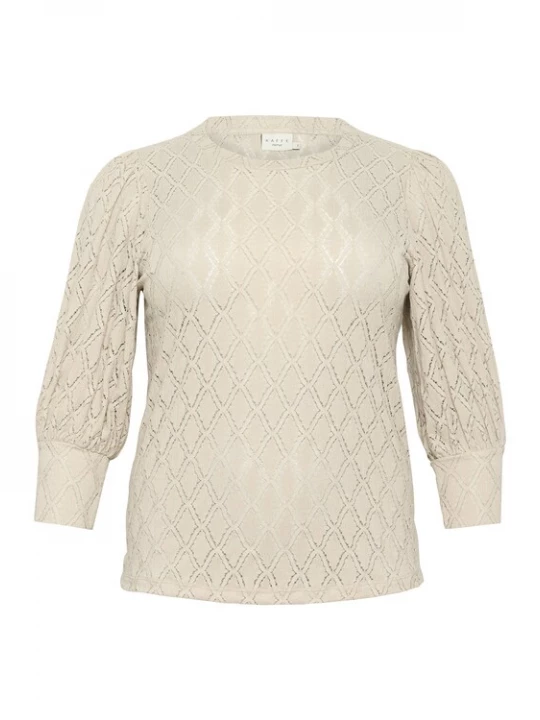 Foto van product KAFFE CURVE Blouse 'Tia' beige